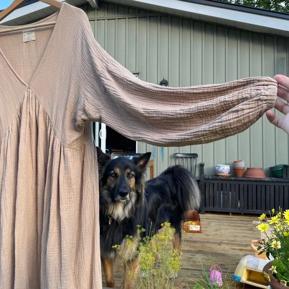 Bohme Dusty Pink Long Sleeve Dress - Picture 5 of 6